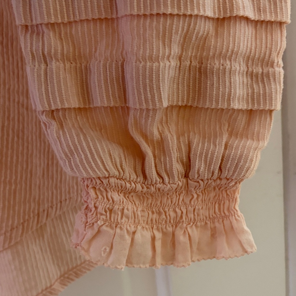 Quince Pink Ruffled Blouse - Picture 7 of 9